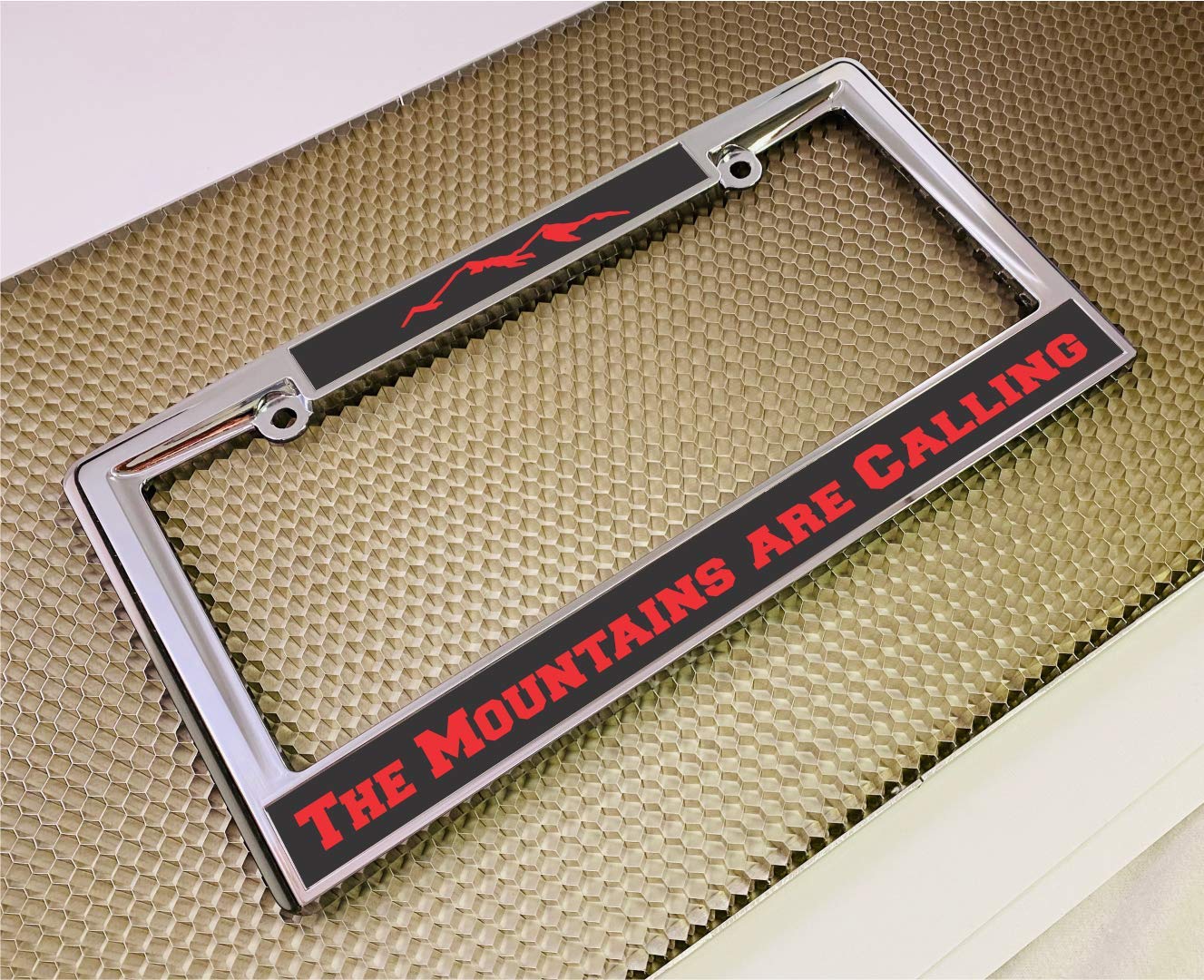 Custom Personalized Heavy Duty Chrome Metal Car License Plate Frame with Free c - Picture 95 of 132
