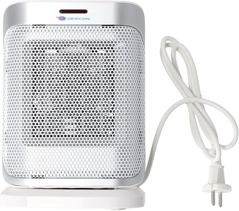 Dedra kerámia ventilátoros fűtőtest 1500W fehér, 3 fokozat, termosztát, kompakt
