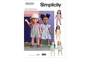 Simplicity Clothes Sewing Pattern Kit for 18" Dolls