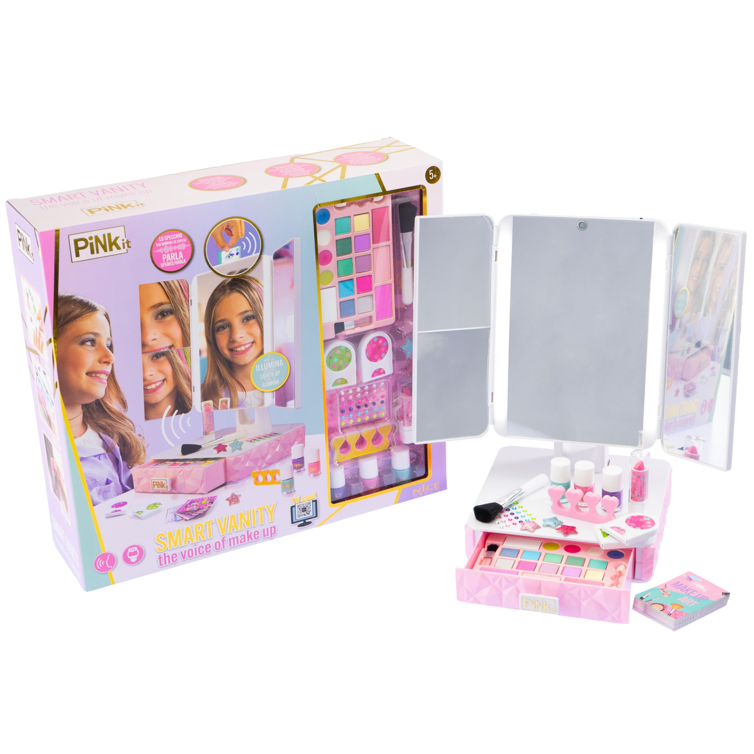Smart Vanity, 1 Specchiera Interattiva con Trucchi