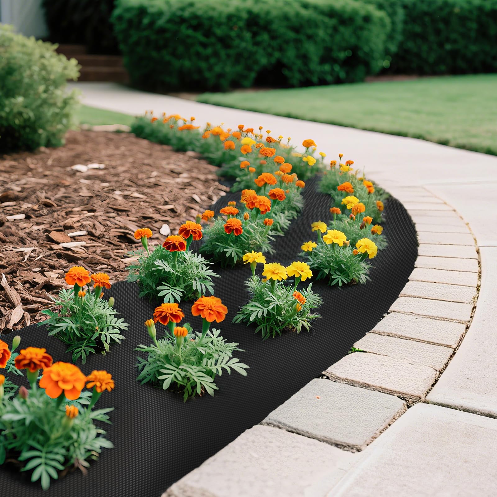 Dripex Malla Antihierbas 1x25M con 50 Clavijas de Jardín, 100g/m² Tela Geotextil para Control de Maleza, Malla contra Malas Hierbas, Resistente a la Rotura y Estabilizada contra UV