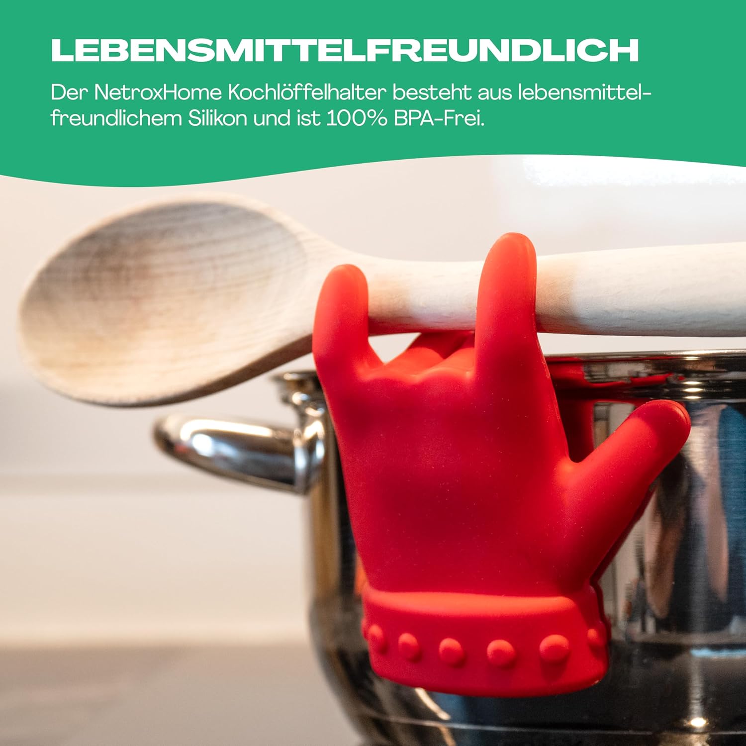 Netrox Kochlöffelhalter: Die einfache Lösung für eine saubere Küche!