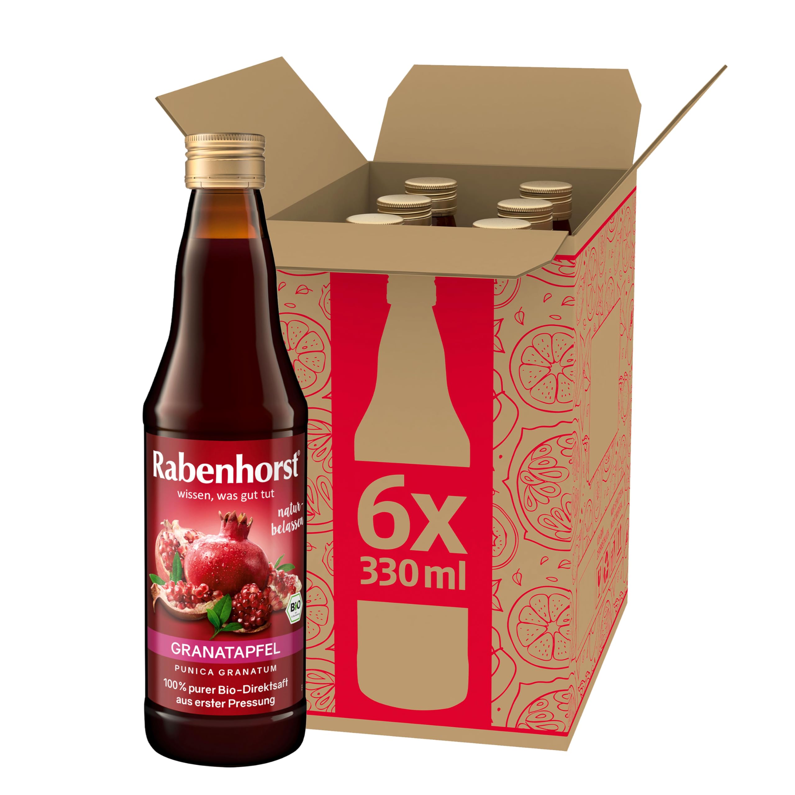 Rabenhorst Melograno Succo Madre BIO, 330 ml