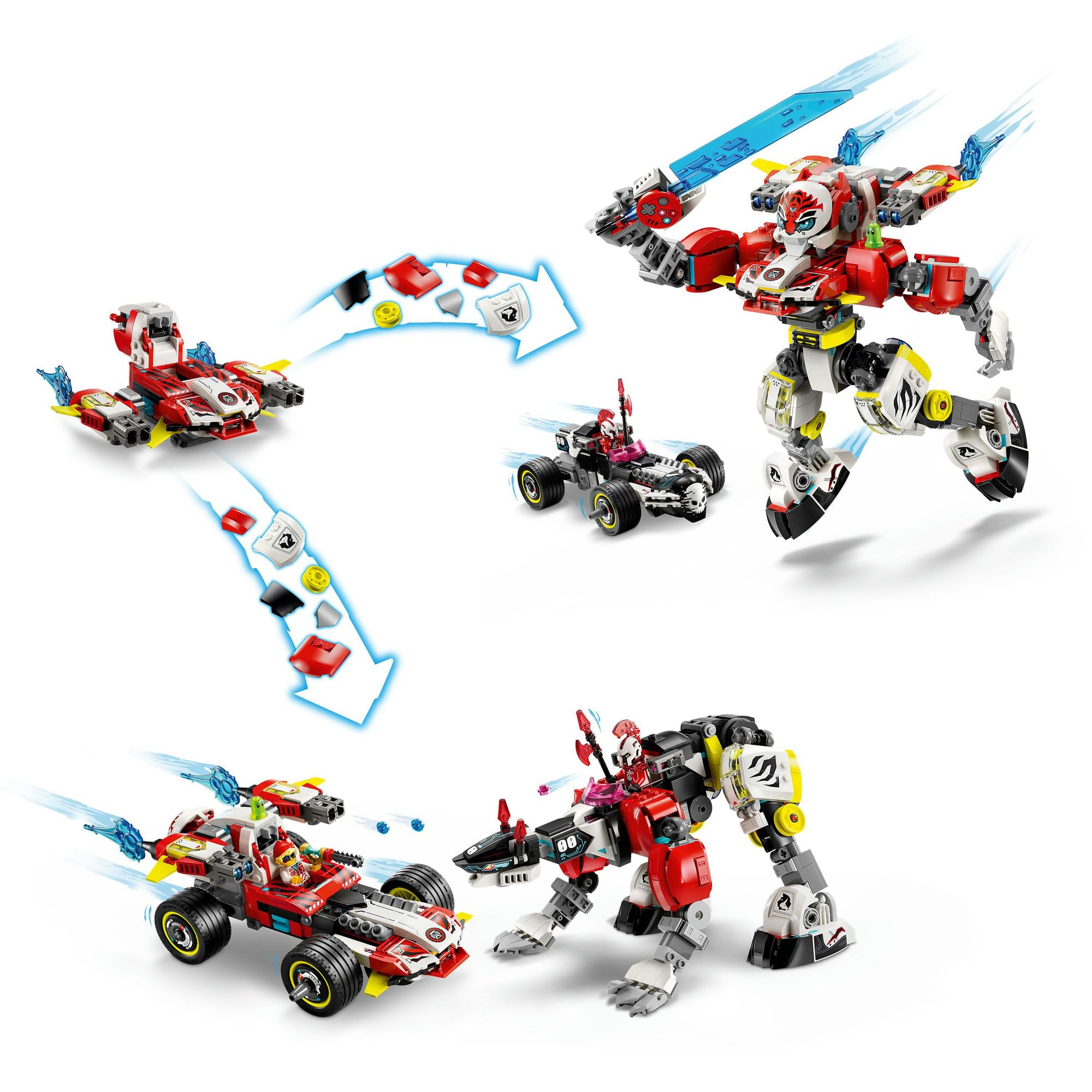 Amazon.co.jp: LEGO 71497 DREAMZzz Cooper's Tiger Mech and Zero's