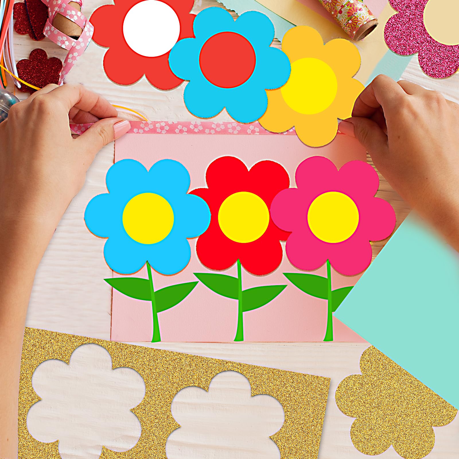 Dziurkacz do kwiatów 7,6 cm dziurkacz kwiat rzemiosło papier dziurkacz kwiat scrapbooking dziurkacz
