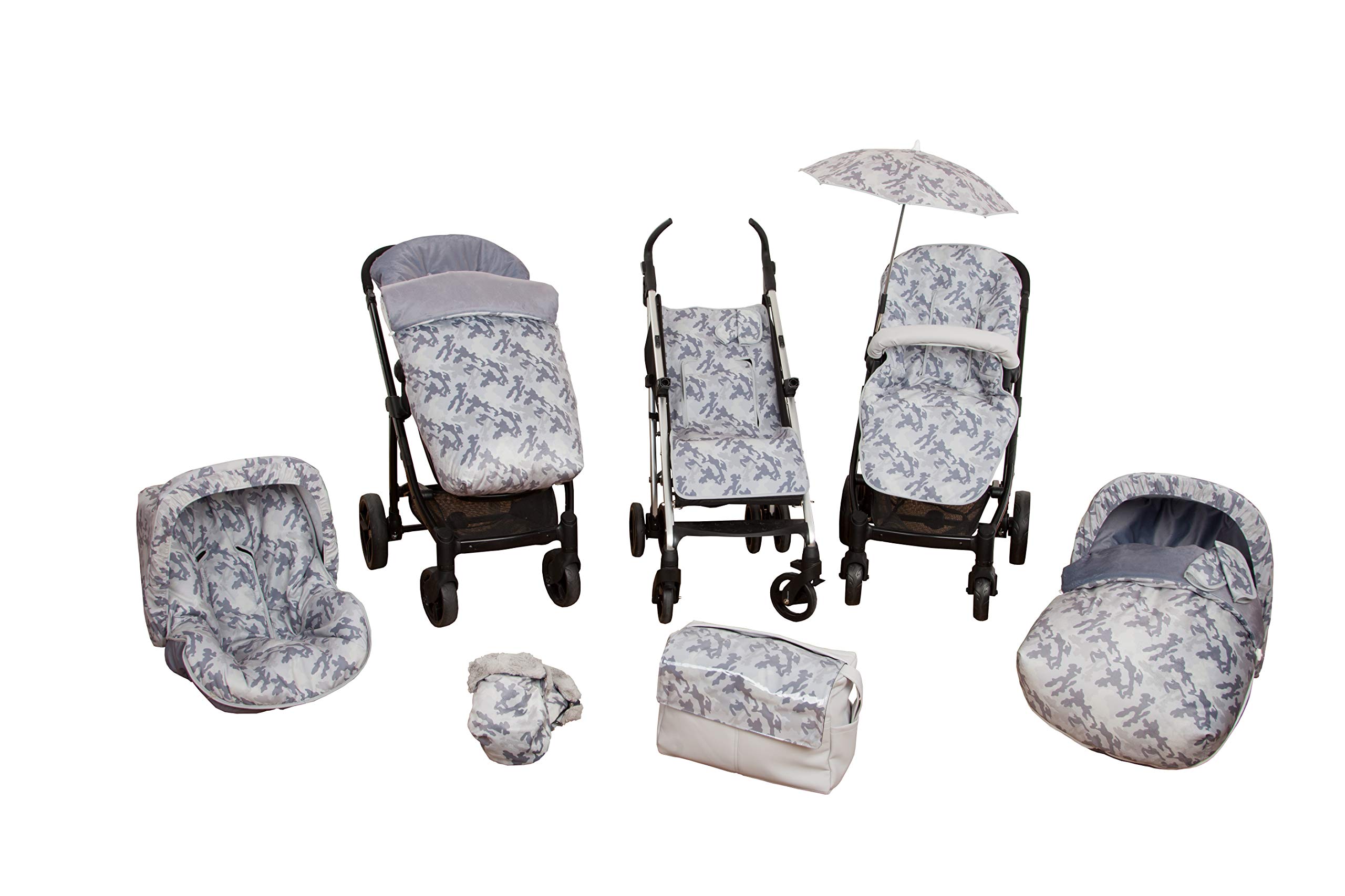 Babyline Little Warrior - Saco de silla con manoplas de regalo, unisex