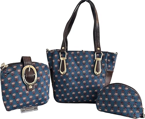 Conjunto combinado de bolso y bolso para mujer, 3 piezas a juego bolsa de hombro y bolsas pequeñas