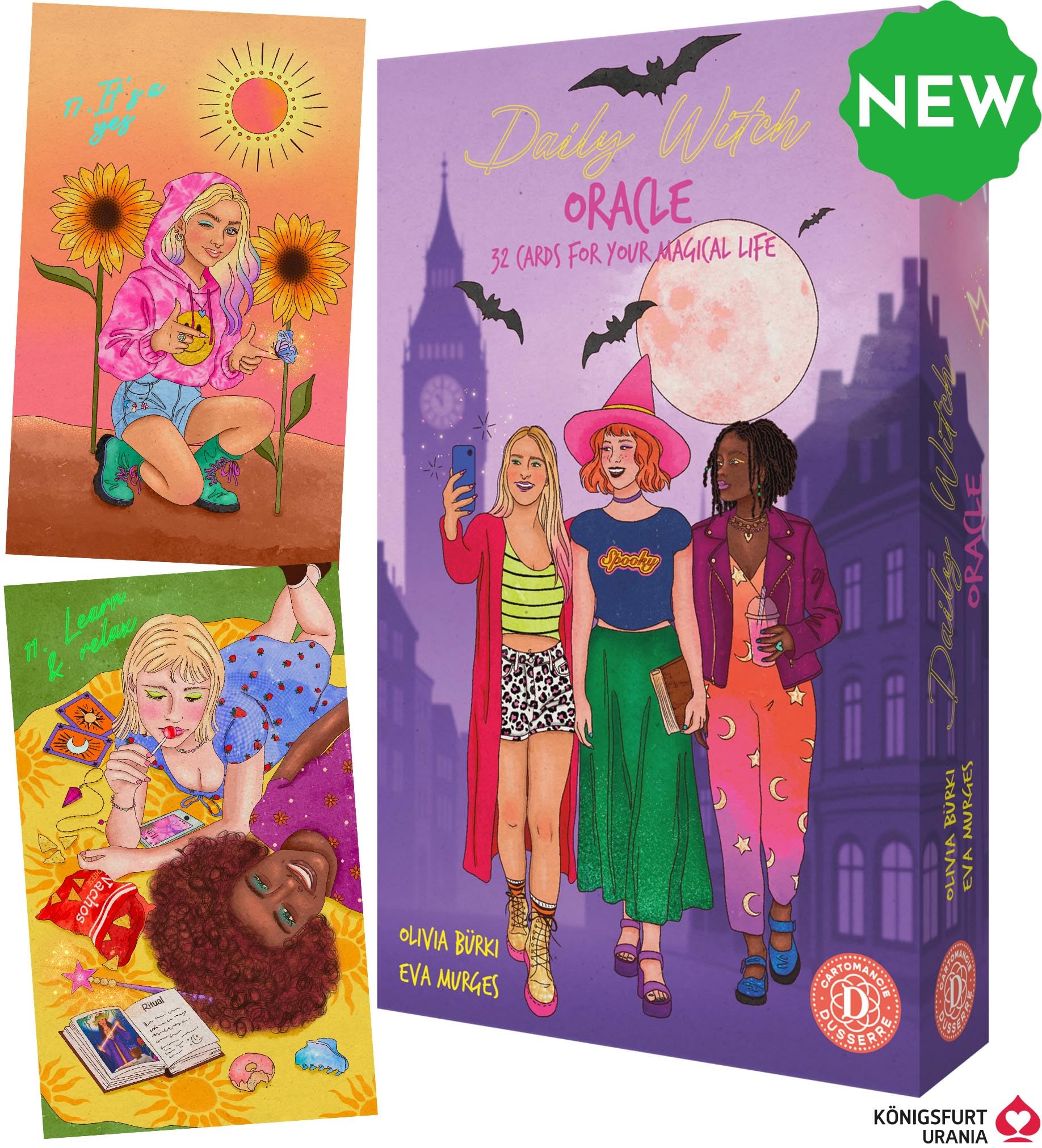 Daily Witch Oracle- 32 Oracle cards & 48-page booklet (English)