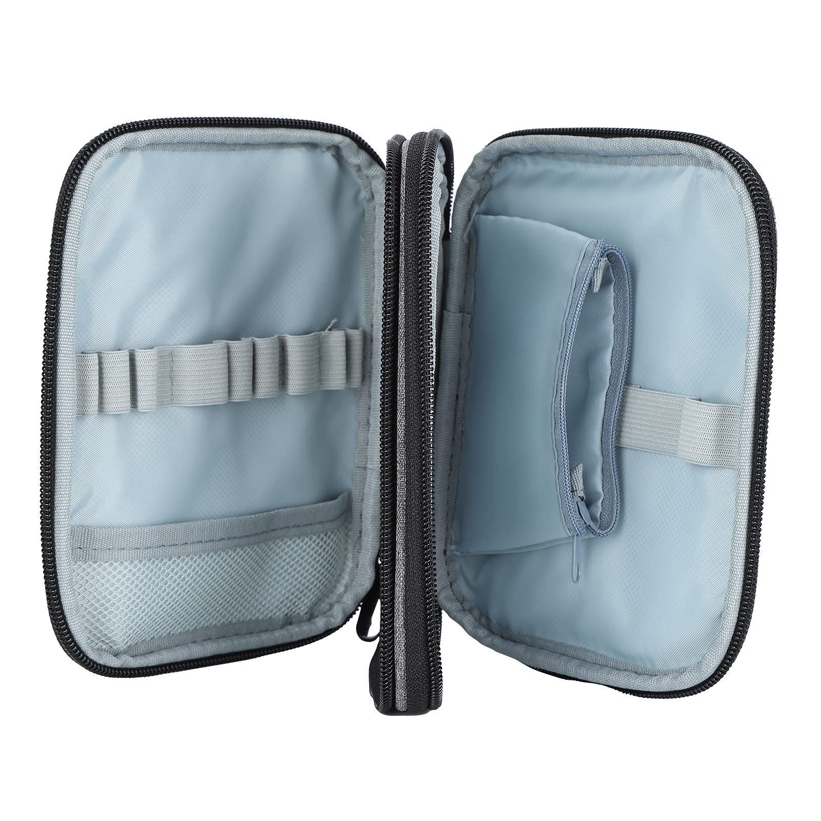 Crochet Hooks Storage Bag Gray 2 Sewing & Embroidery Layer 600D Oxford Fabric Knitting Needles Organizer