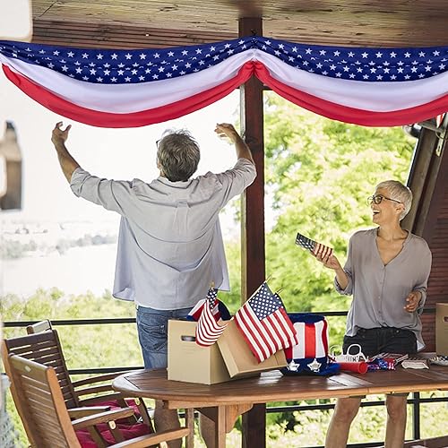 Miniatura 6 de 2 banderas de banderines de arco iris del orgullo gay, LGBTQ de tela lesbiana para colgar banderines del día del orgullo, desfiles al aire libre,