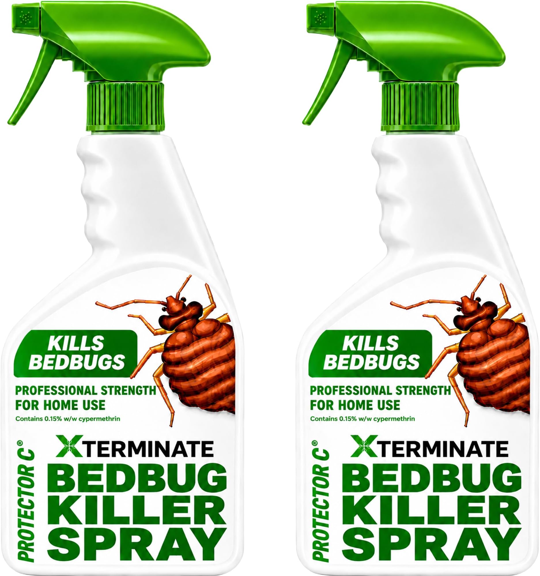 Xterminate Bed Bug Killer Spray 2L, Used by Professionals, for Home Use, Bedrooms, Mattresses, Carpets, Furniture & More, Kills & Controls Bed Bugs