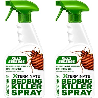 Xterminate Bed Bug Killer Spray 2L, Used by Professionals, for Home Use, Bedrooms, Mattresses, Carpets, Furniture & More, Kills & Controls Bed Bugs
