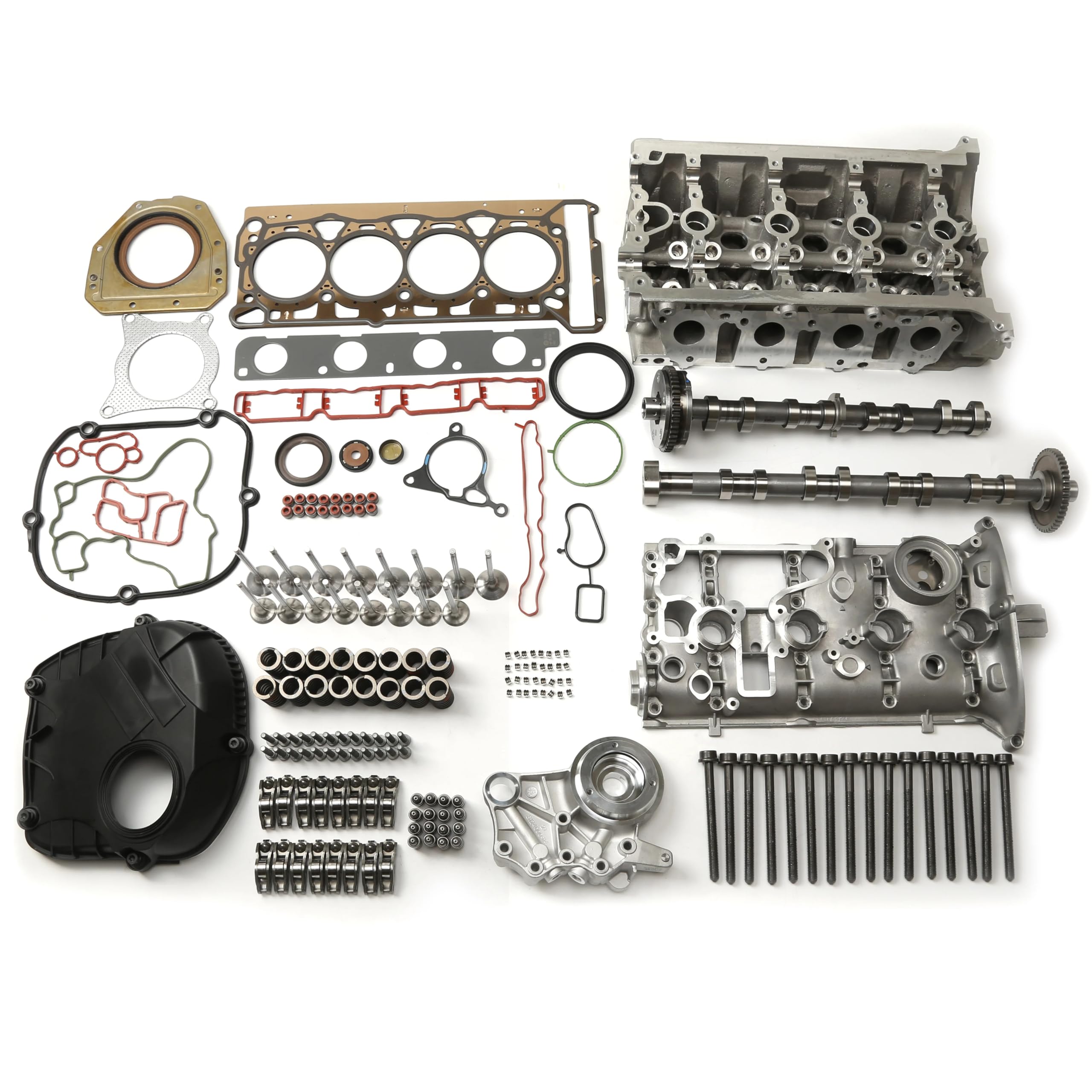 Kit de reparación de Motor con válvulas de árbol de levas de Culata, Juntas de Sellado para CC Compatible A4 A5 TT 1,8 2,0 T