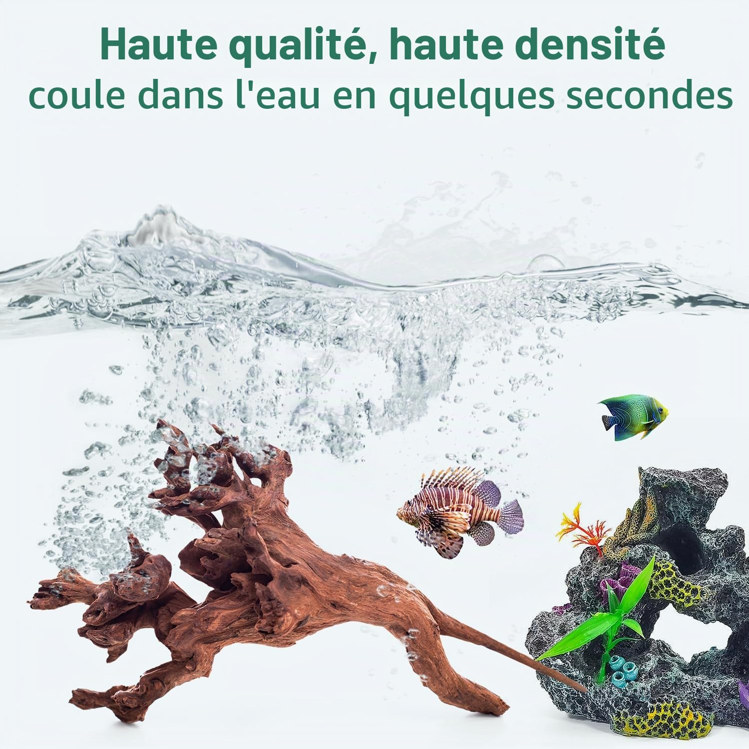 WDEFUN Lot de 2 Bois flotté de Corail Naturel pour Aquarium 254 cm de Long et 381 cm de Long Bois flotté de Grande Taille pour décoration sur Aquarium Aquarium Aquarium Aquarium Aquarium Reptiles.