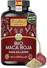 Red Maca BIO Peruana - 180 capsules of Red Maca with vitamin C - Vitality and feminine balance - 3,200 mg per daily dose (equivalent to 12,800 mg of Peru root) - Certified organic