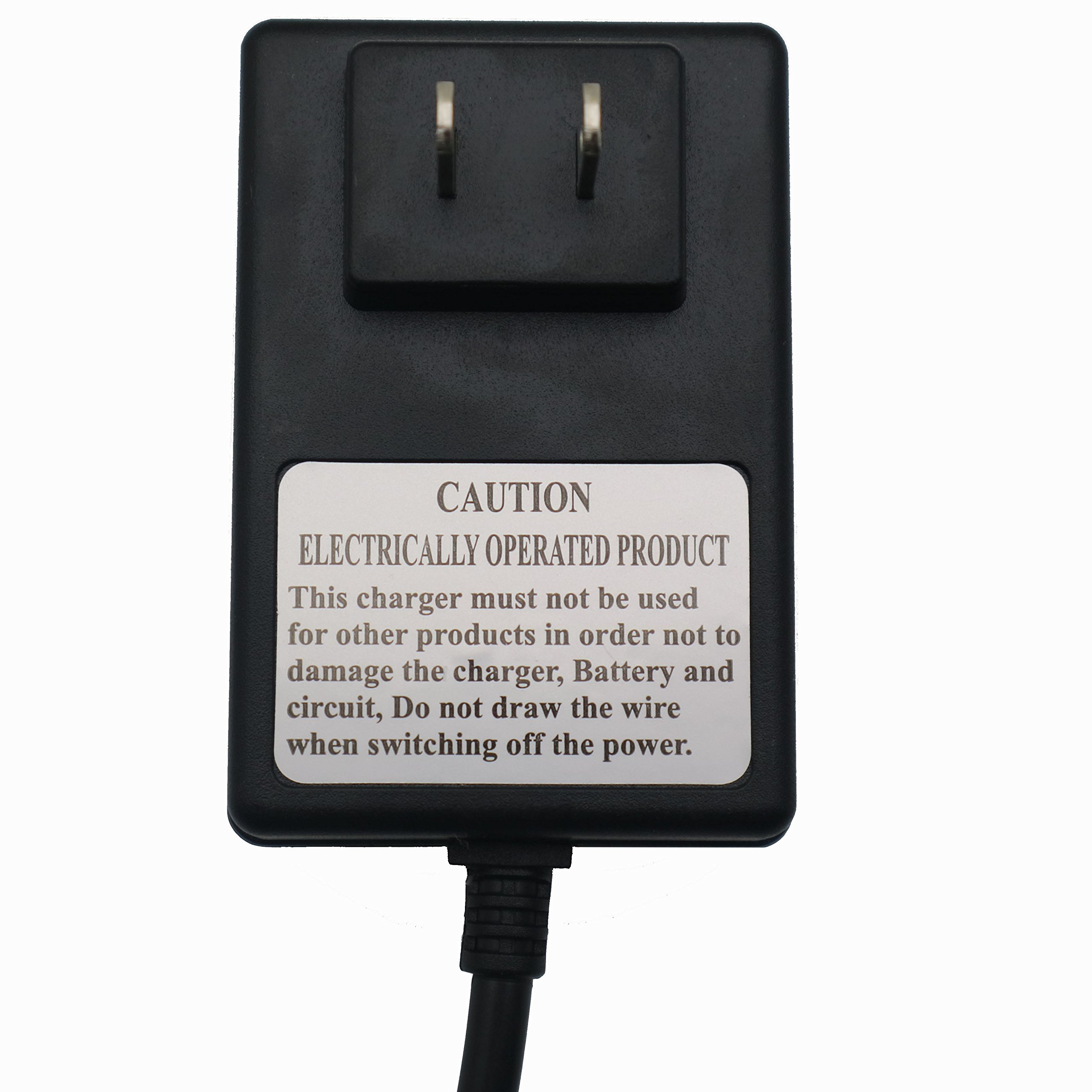 B Plug - Cargador de coche de 12 V para niños, cargador de batería de 12 voltios para Motion Trendz Mega Trendz Yamaha Raptor ATV Disney FJ Cruiser Ride On Car 3