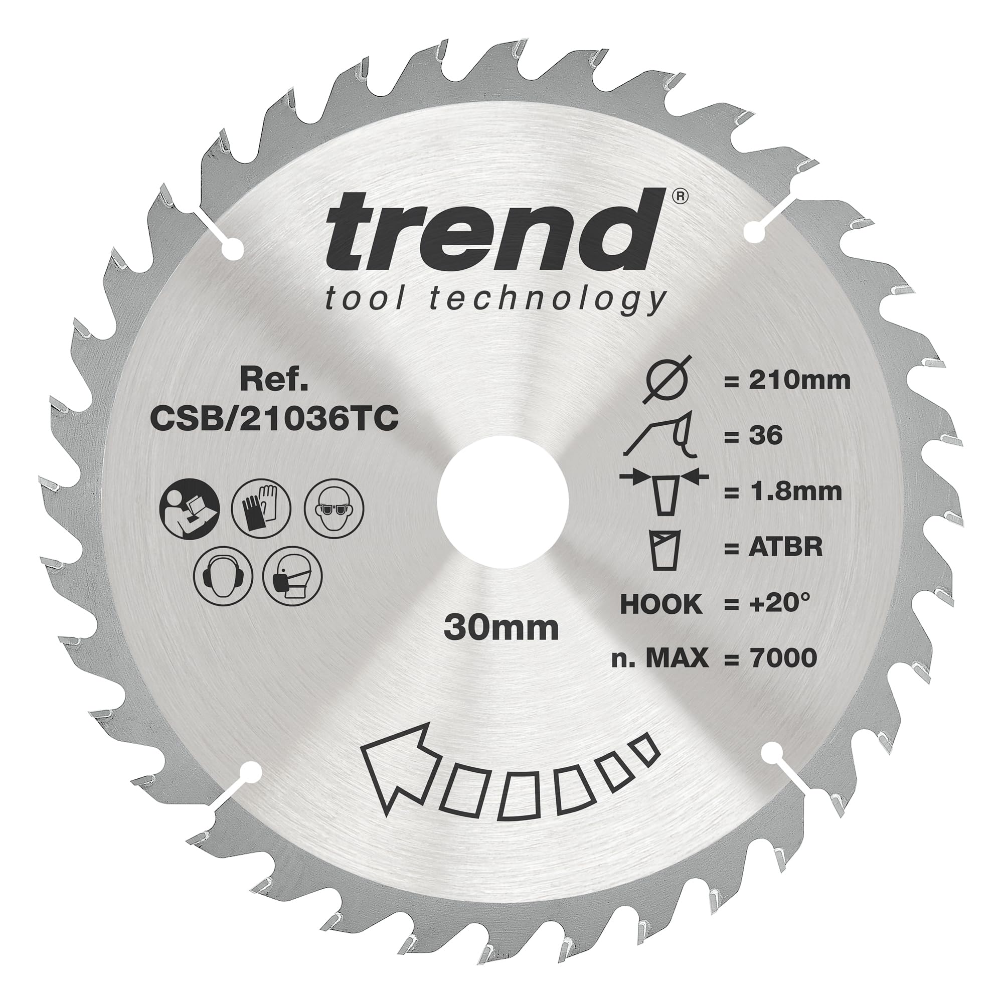 Trend Craftpro Wood Cutting Saw Blade For Dewalt Dcs7485