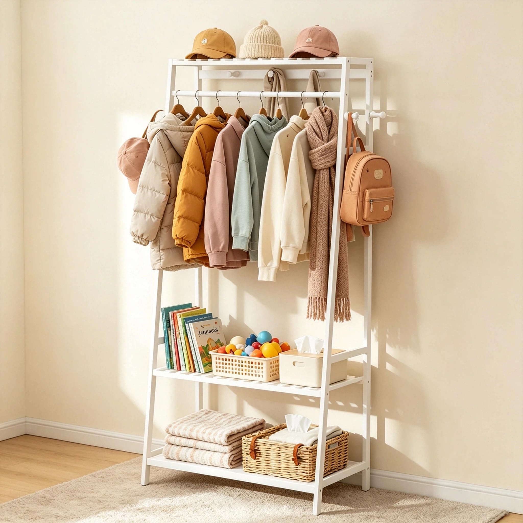 Amazon｜UNHO ハンガーラック スリム コートハンガー 洋服 ラック 収納