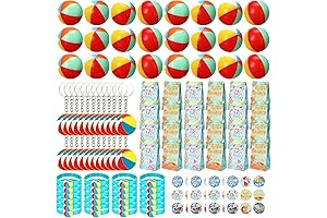 96 Pcs Pool Ball Keychains for Summer Beach Party Decorations