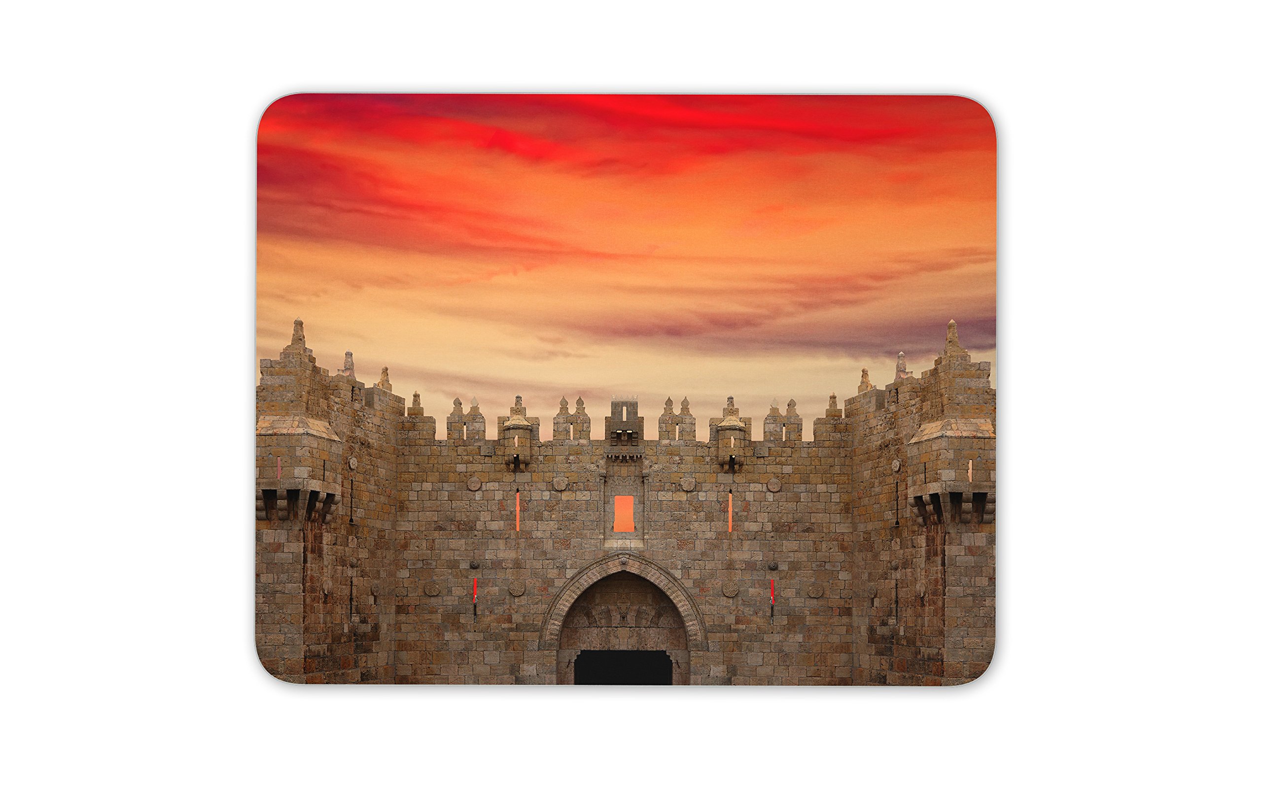 Damascus Gate Mouse Mat Pad - Jerusalem Old City Arab bazaar Gift Computer #8982