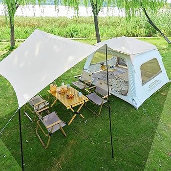 Amazon.co.jp: インフレータブルテント 1～3人用 4面換気 エアーテント