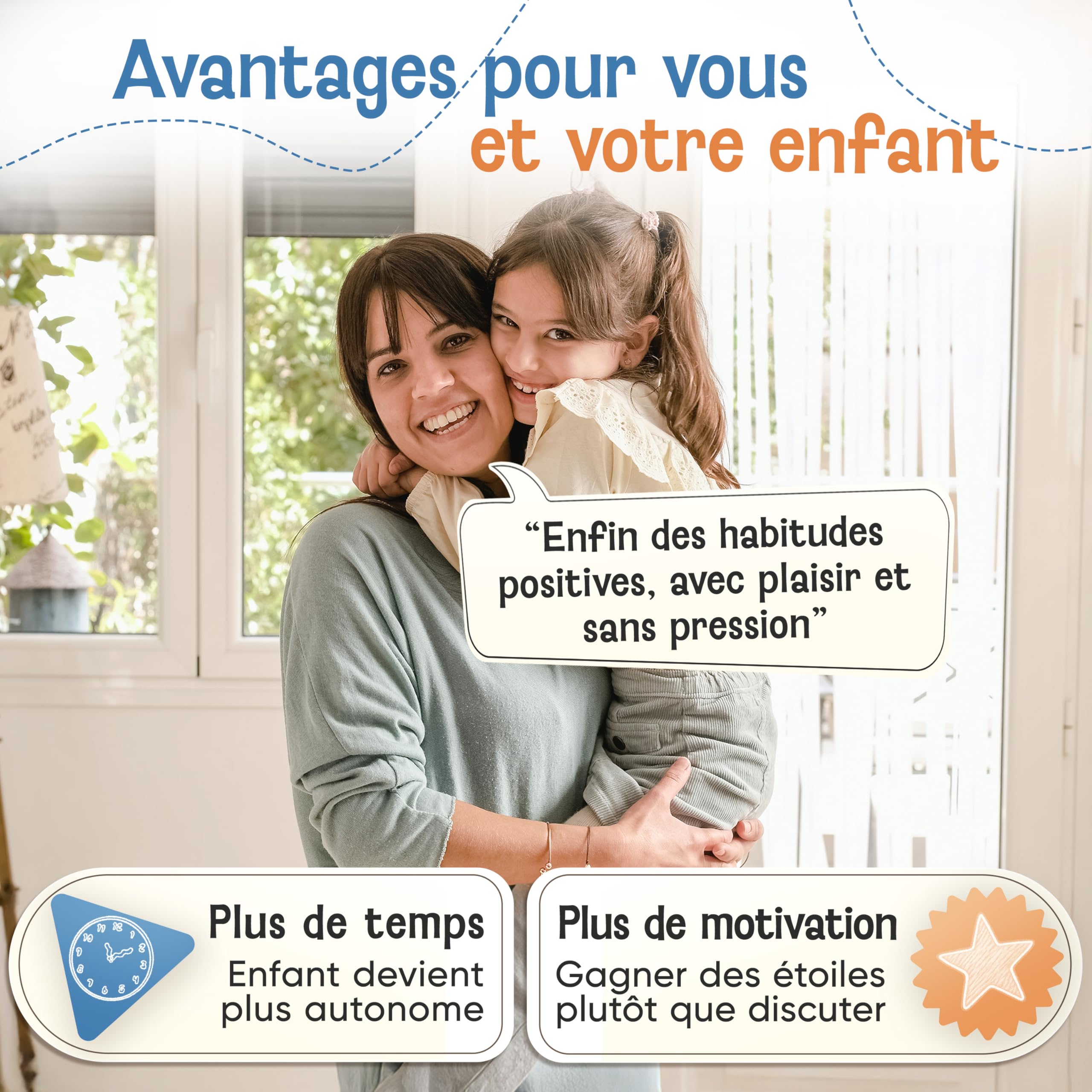 LIKARTO Tableau de Récompenses pour Enfants - Tableau magnétique avec de Nombreuses tâches et 280 aimants - Encourager Les Bons comportements - Calendrier Éducatif pour Enfant - Bleu