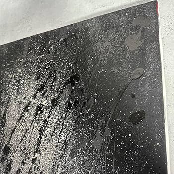 抽象画『LINE1』　現代アート　宇宙　創造　アクリル絵の具　幾何学 抽象画『noise3』 現代アート モノトーン 灰 宇宙 アクリル