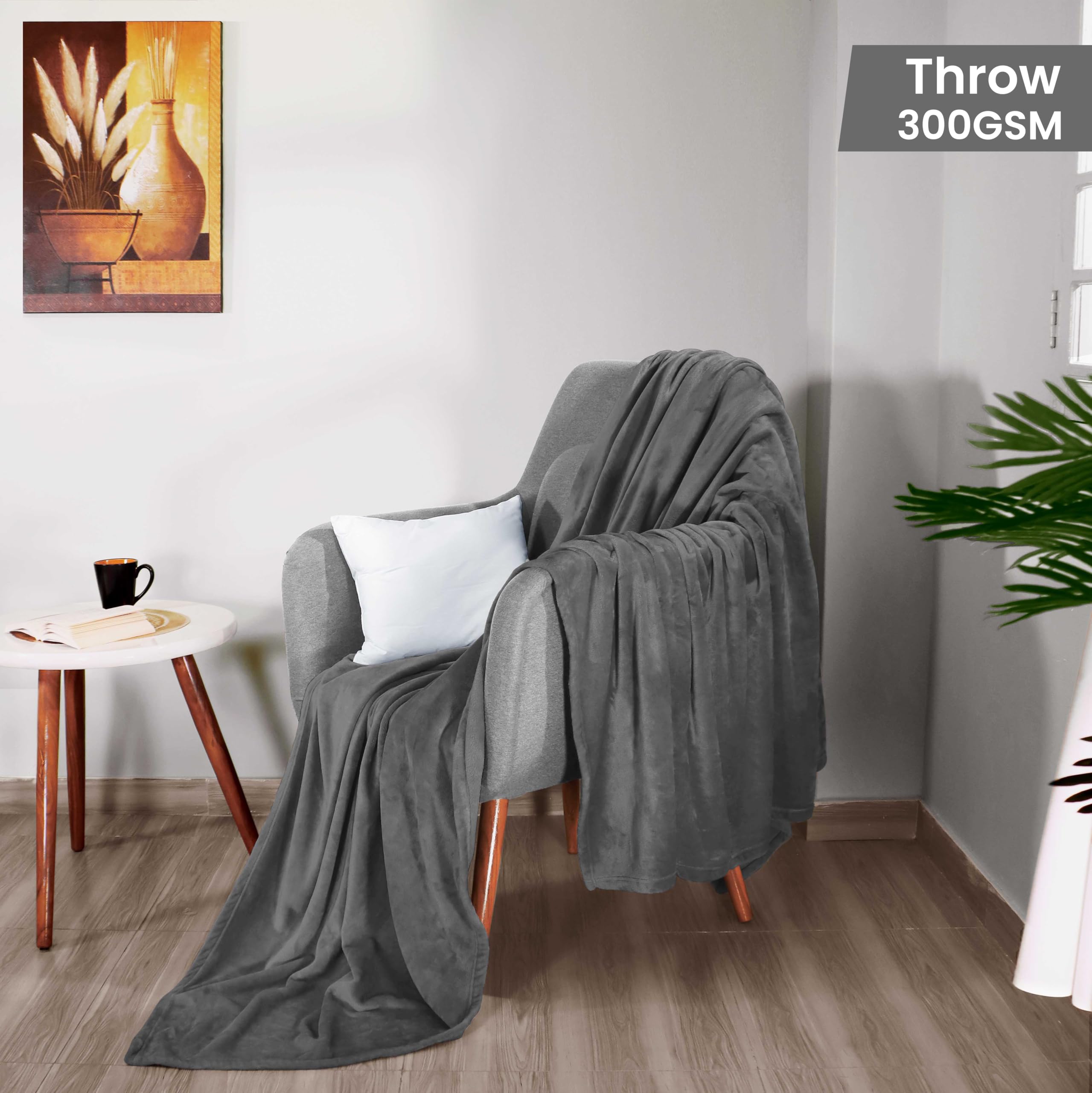Utopia Bedding Fleece Throw Blanket (127x152 cm), Soft Warm Lightweight Breathable Bed & Sofa Throw - Image 2