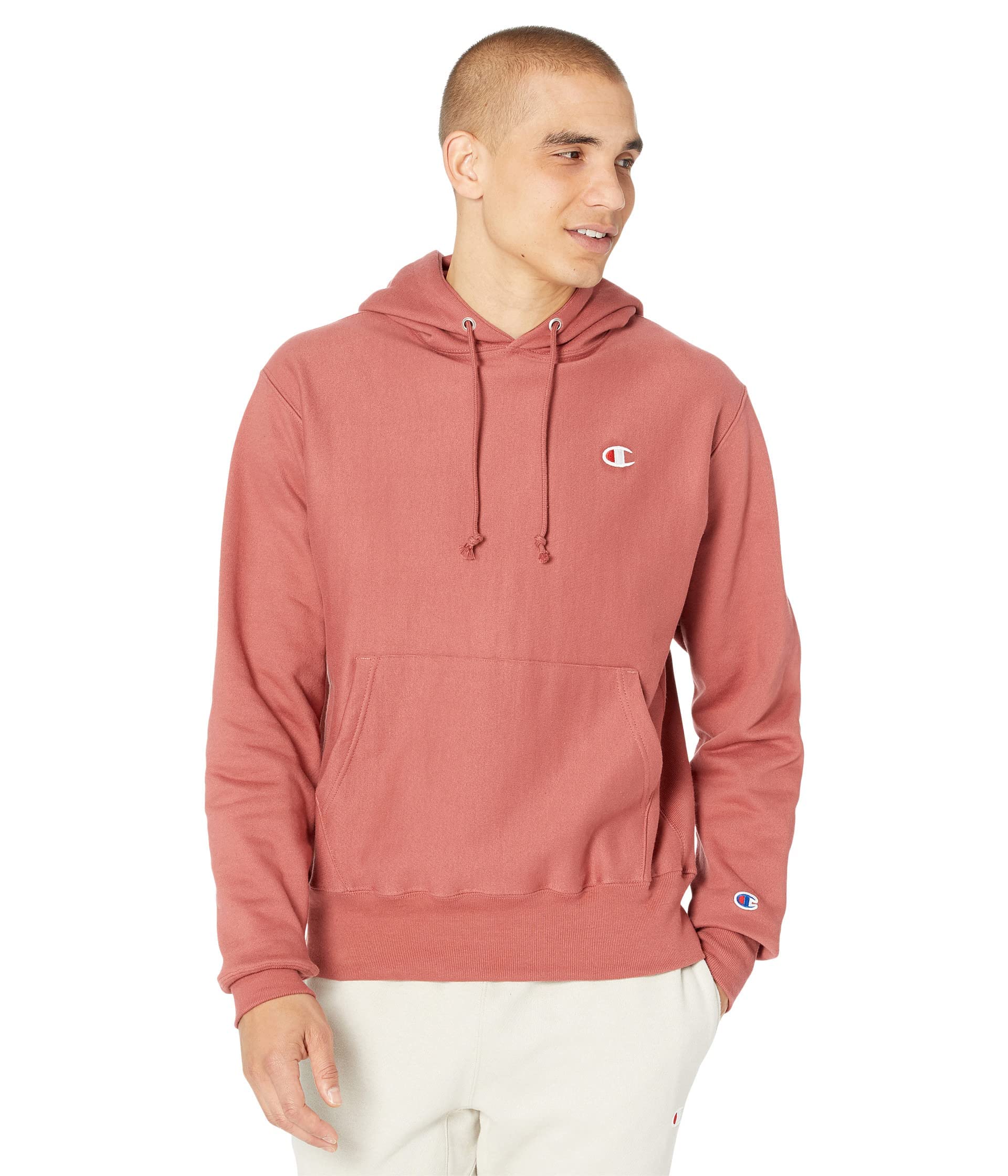 Championmens Reverse Weave Pullover, Left Chest C Sweatshirt