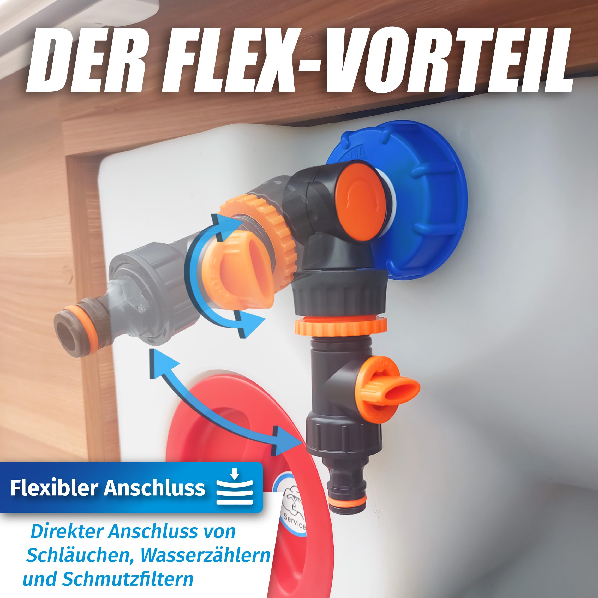 WATERTWIN - Adattatore Per Serbatoio Acqua Per Camper E Caravan, Accessorio Per - Foto 8