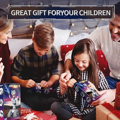 Miniatura 5 de Taojiyuan Johnny 5 Robot - Juego de construcción de cortocircuito, figuras de circuito abierto corto, modelo de robot, juguetes Johnny 5, juego de