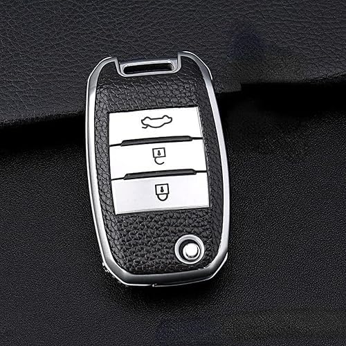 Miniatura 3 de TPU plegable de la cubierta de la llave del coche, para KIA Sid Rio Soul Sportage Ceed Sorento Cerato K2 K3 K4 K5 caja de protección remoto llavero