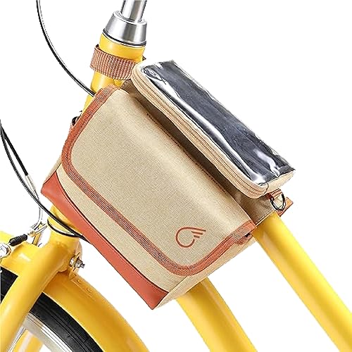 Miniatura 1 de sixthreezero Bolsa de bicicleta de montaje en marco, bolsa universal impermeable para bicicleta, bolsas de almacenamiento de carga de doble cara