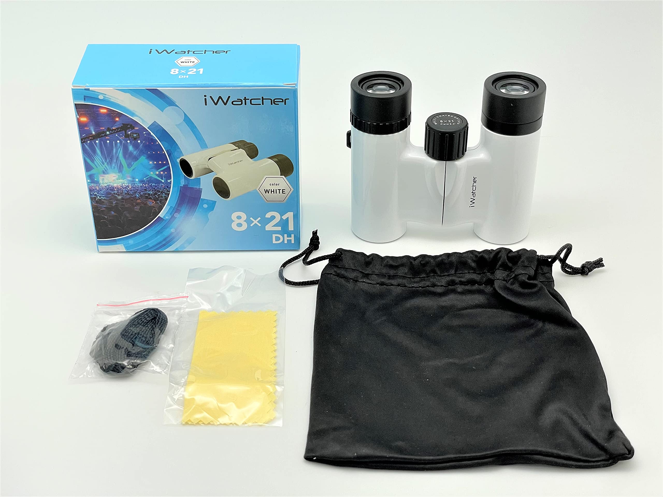 Amazon | iWatcher 8×21DH 双眼鏡 ストラップ付き スポーツ