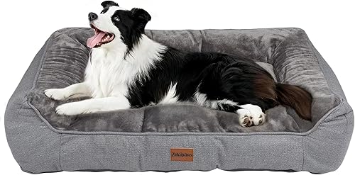 Miniatura 7 de Cama Ortopédica para Perros para Perros Extra Grandes - Cama Sofá para Perros Impermeable de Espuma Viscoelástica con Lados, Camas para Mascotas con