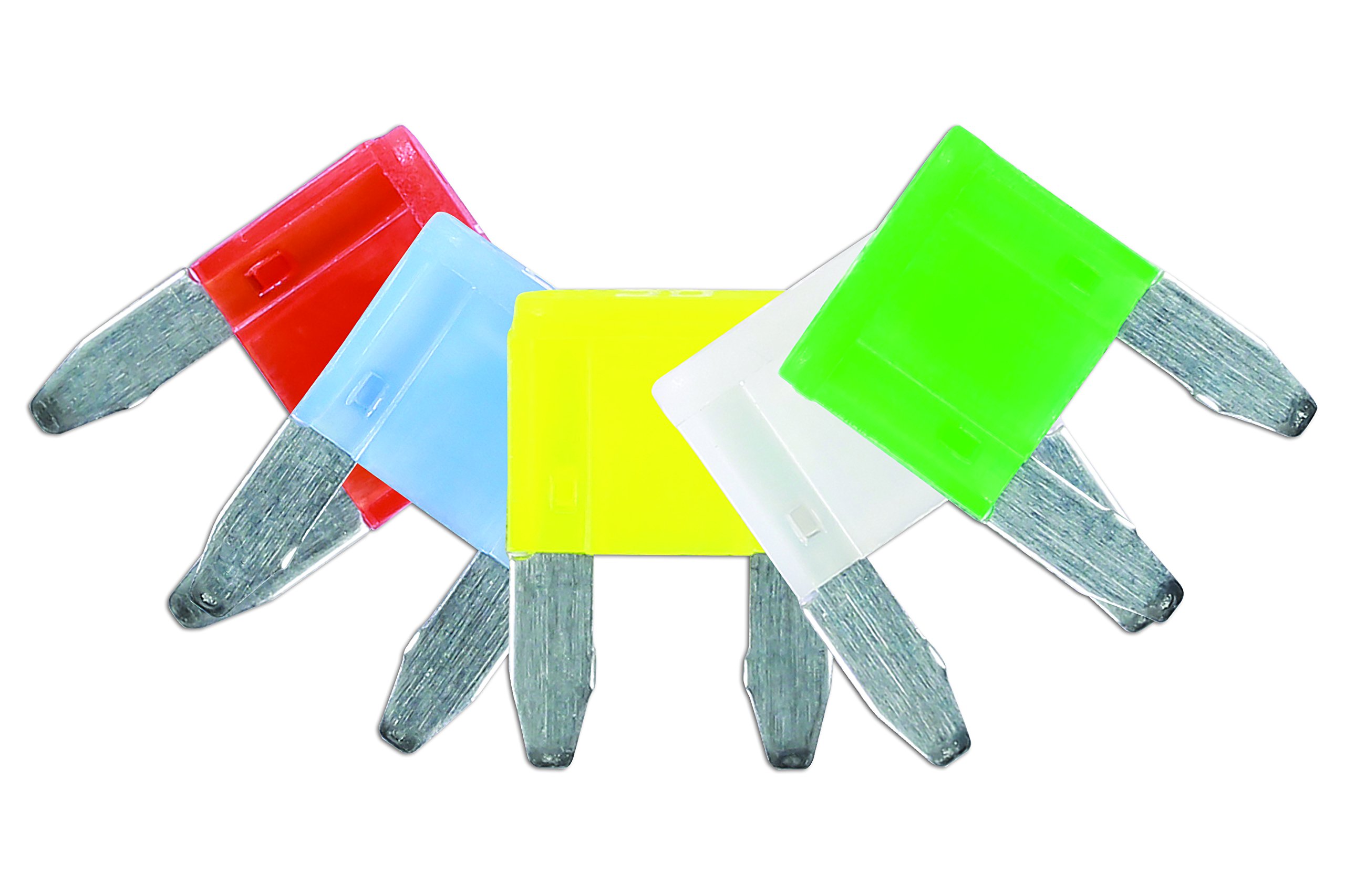 Connect Workshop Consumables 37143 - 5 Fusibili LED Mini 20A - Indicatore Luminoso Per Fusibile Bruciato