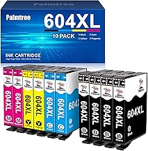 Palmtree 604 XL Cartouche Encre Compatible pour Epson 604 XL 604XL pour Epson XP 2200 pour Expression Home XP-2200 XP-2205 XP-4200 XP-4205 XP-3200 XP-3205 Workforce WF-2930 WF-2950 WF-2910 WF-2930DWF