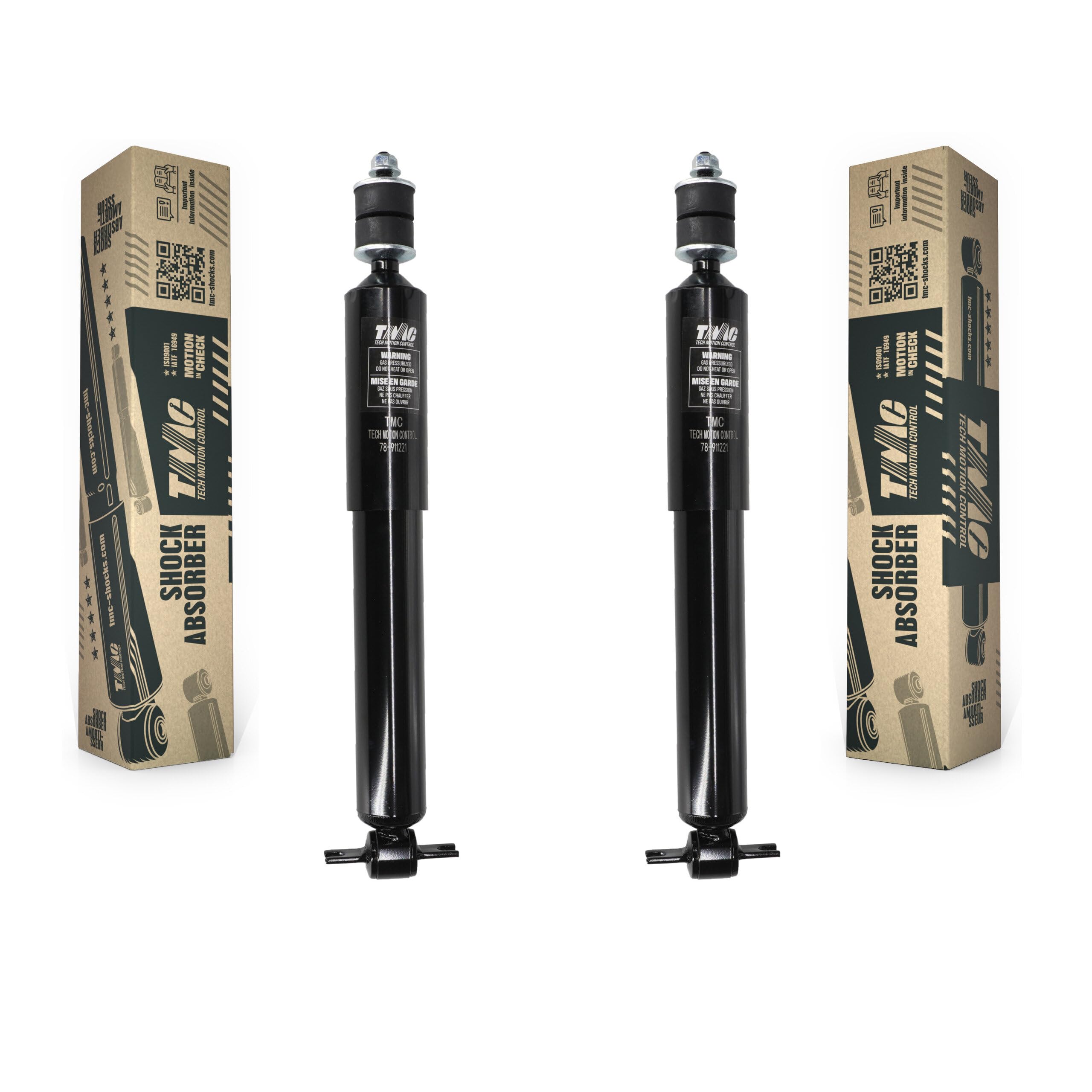 TMC Rear Suspension Shock Absorbers Pair Replacement For Honda Civic - Left Right Side (Driver Passenger) K78-100412 — view 73