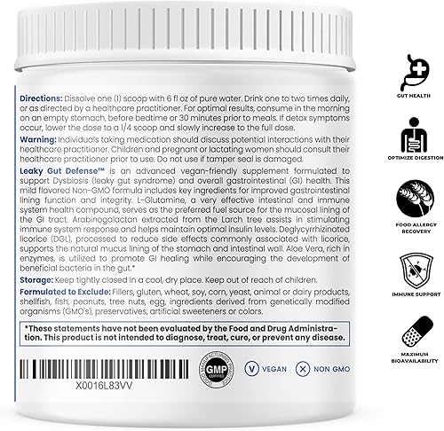 Miniatura 5 de Pure Therapro Rx Paquete de reparación y defensa intestinal