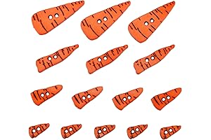 Dress It Up Carrot Noses Buttons for Making Snowman and More DIY...