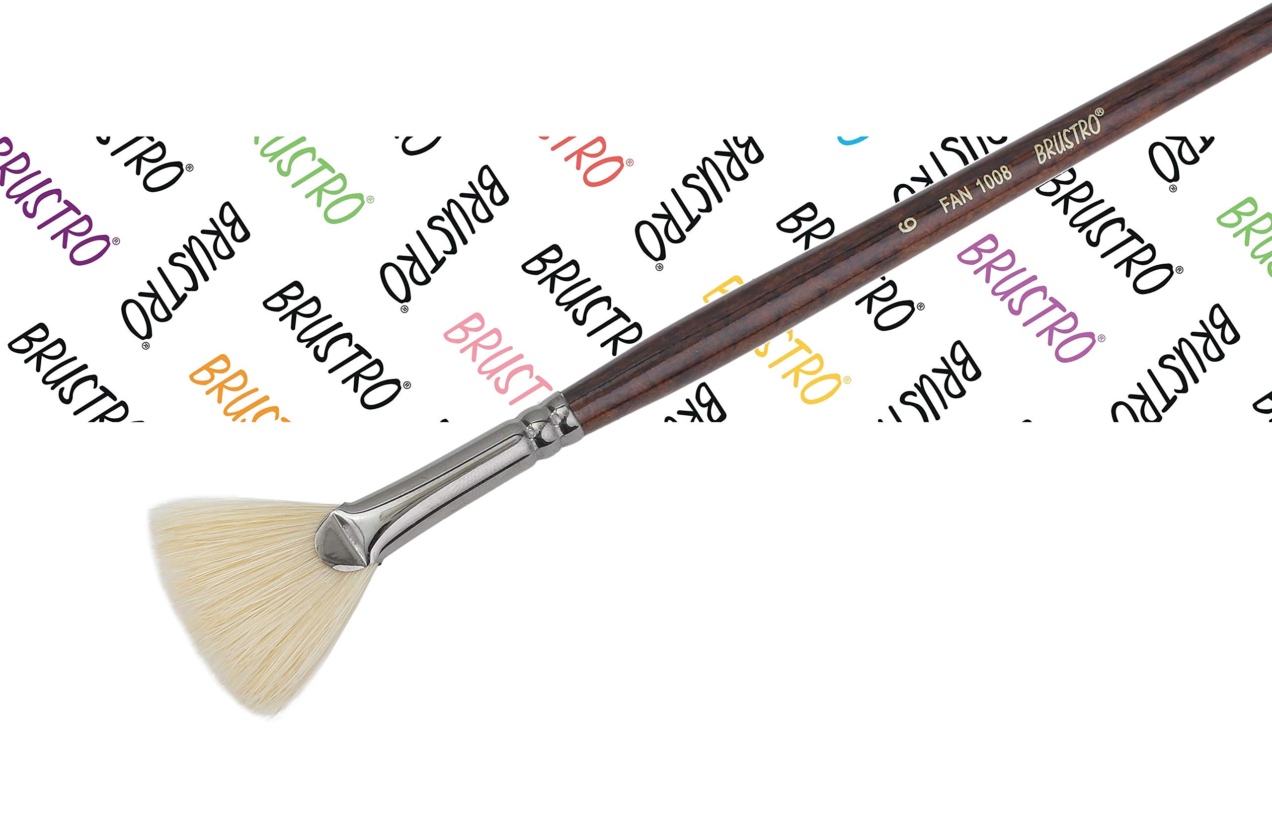 Brustro Artists Bristlewhite Fan Brush Series 1008 - Brush No. 6 (for Oil & Acrylic) (B07WVDYL9Y) Amazon Price History, Amazon Price Tracker