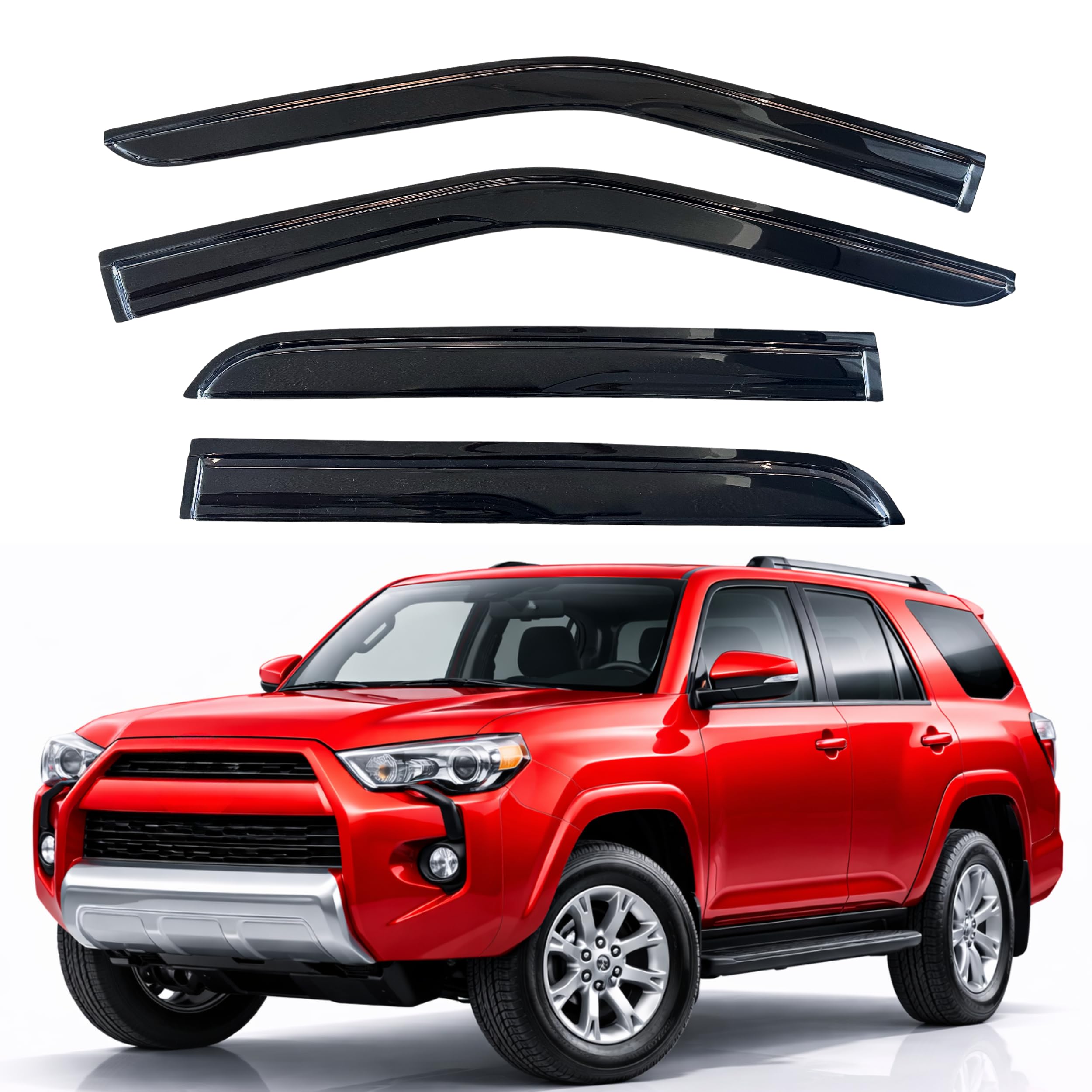 KPY Rain Guards Fit for 2010-2024 Toyota 4Runner