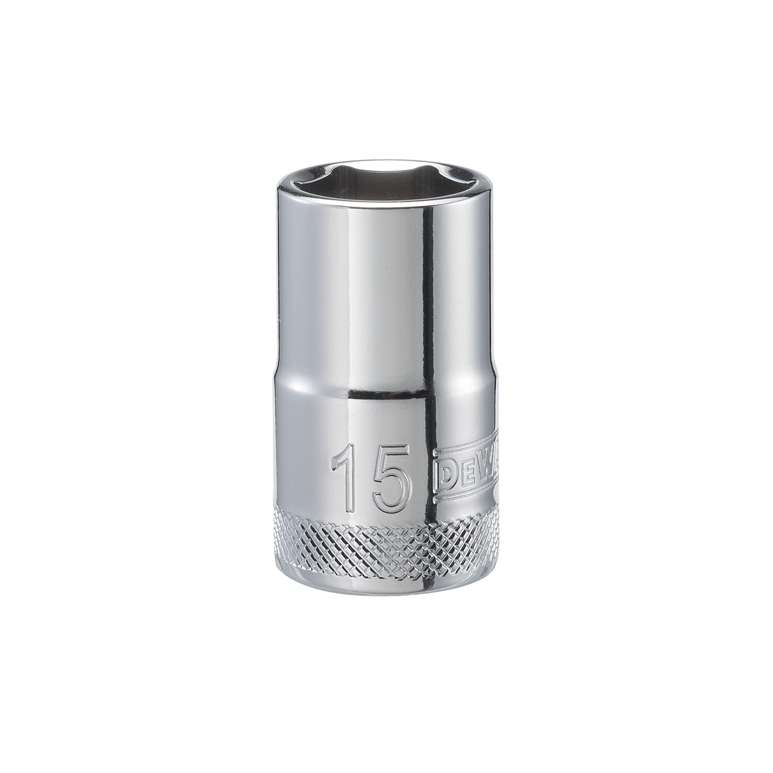 Metric Shallow Socket, 6-Point, 1/2 In. Drive, 15Mm - Dwmt86515osp 076174768459