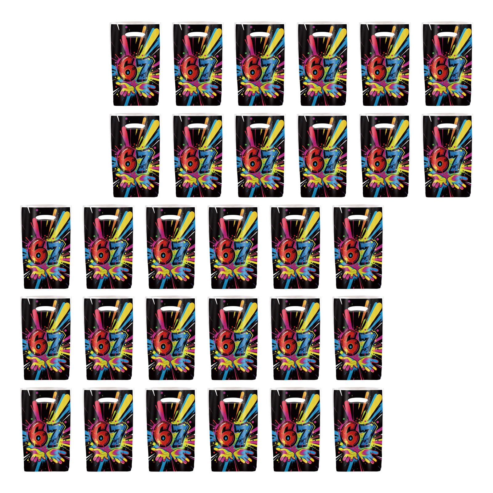 ZEPFJHE 30Pcs Ice Cream Theme Gift Packaging Bag 17x25cm Candy Bags for Classroom Exchange Birthday Celebration Ice Milk Design Bags
