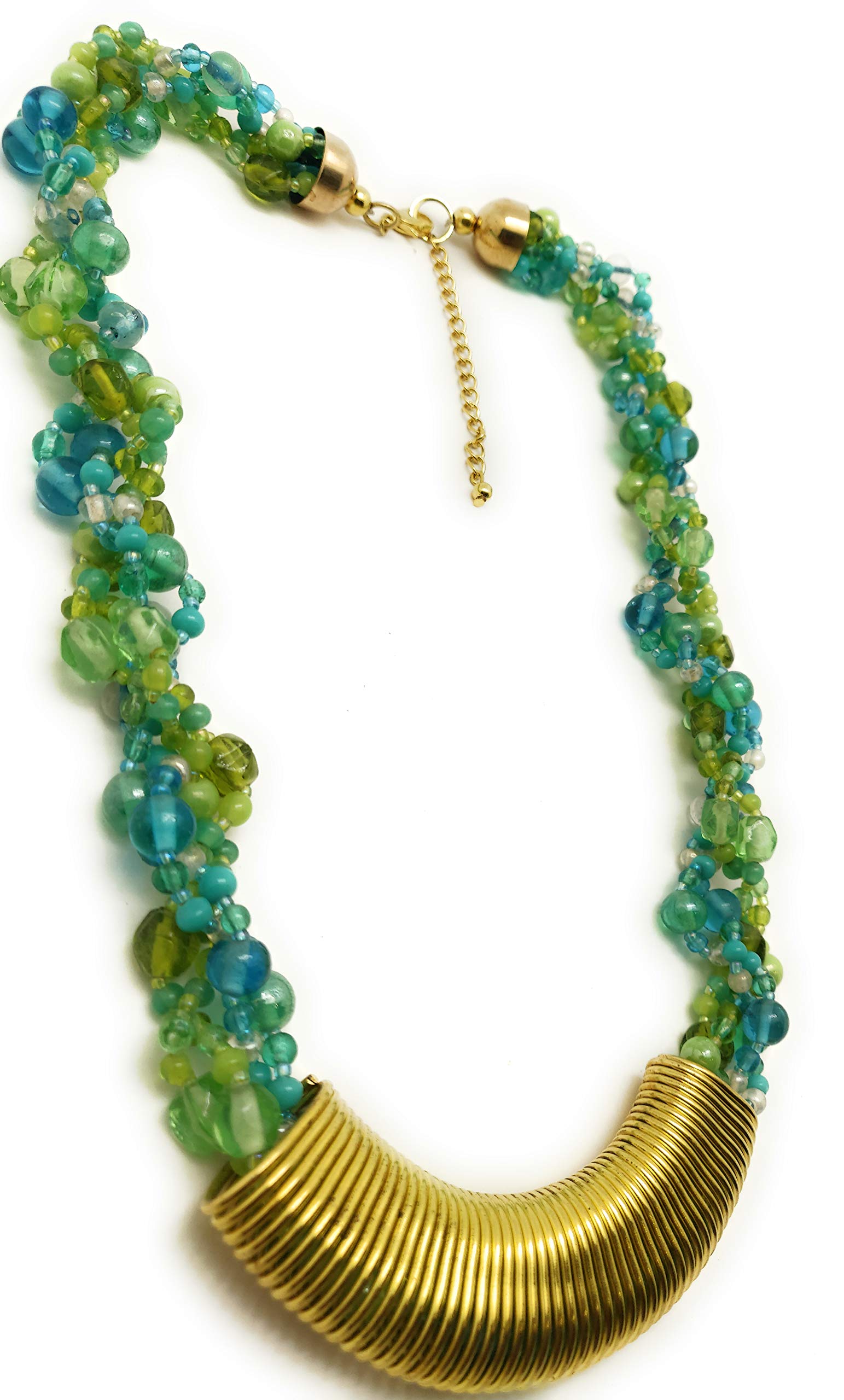 See full amazon price history chart for DCA Multicolor Glass::Steel Women Necklace (Green-Blue) DCA Multicolor Glass::Steel Women Necklace (Green-Blue) (B01BWJNEWS) Amazon Price History, Amazon Price Tracker