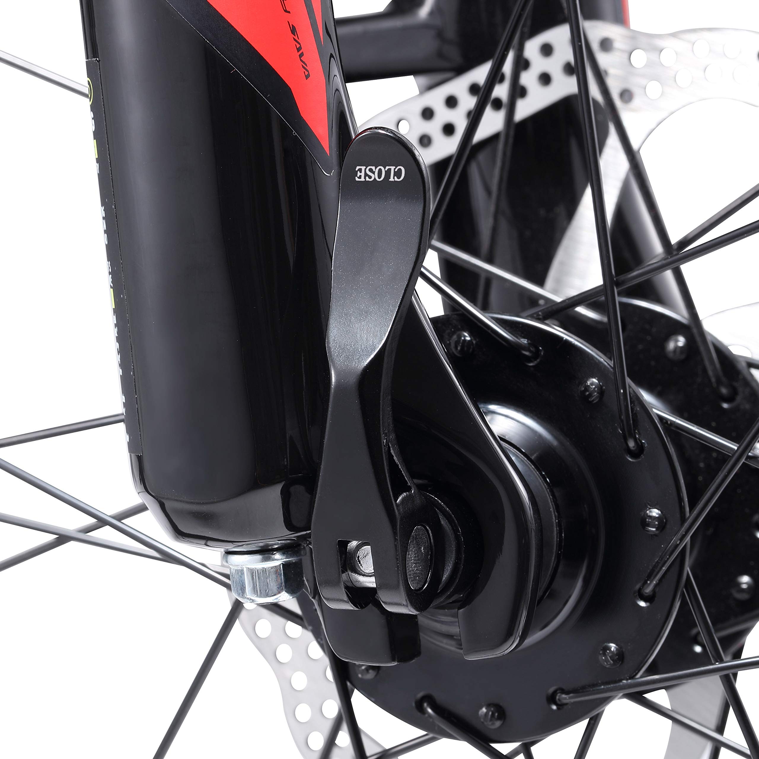 Wheel Hub Quick Release Skewer Set (Front & Rear) for Road Bike,1 Pair,Black