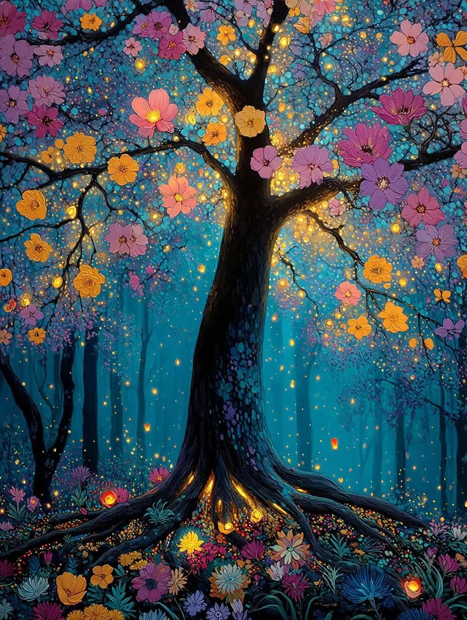 Fiori Albero, 3000 Pezzi Puzzle Classici, per Adulti YHPGL6-403