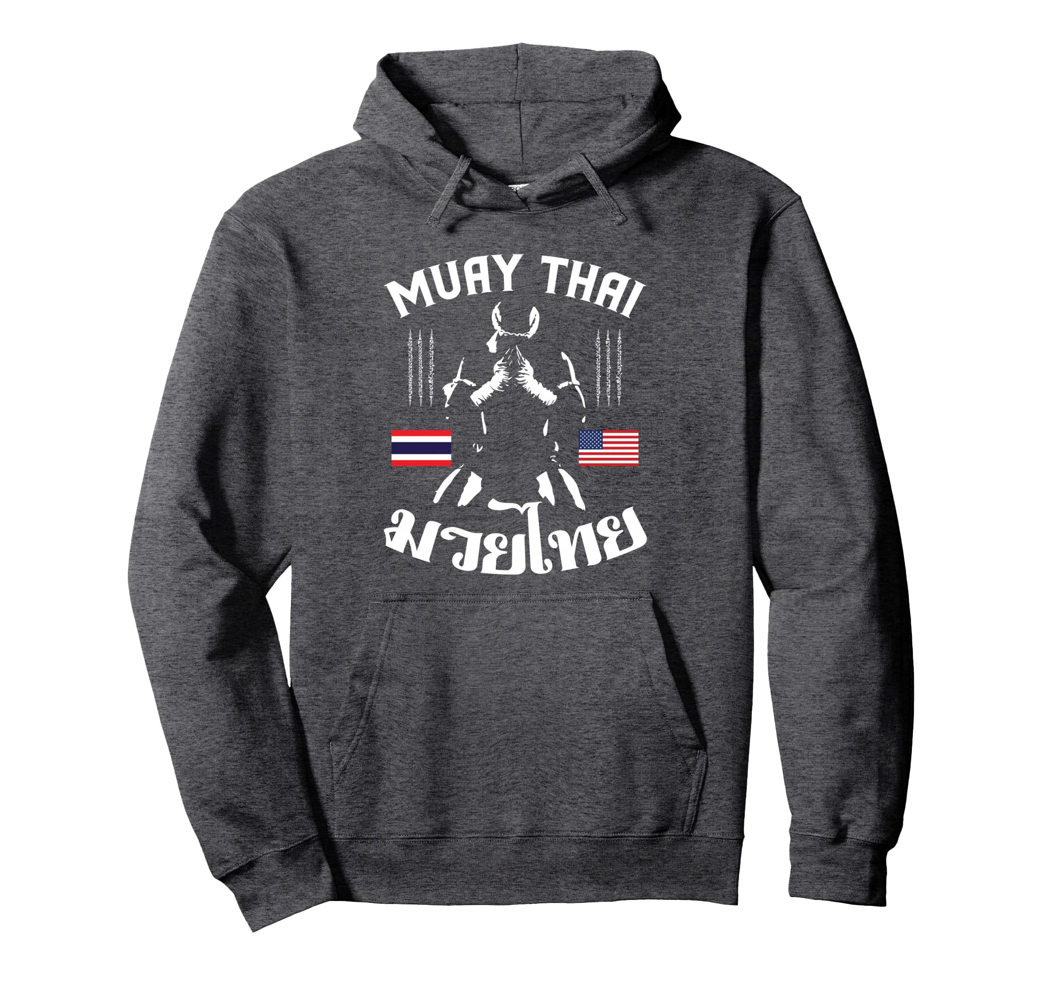 Thailand American Flag Muay Thai Hoodie Pullover Hoodie