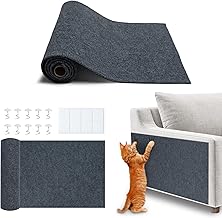 Best Pet Supplies Catify Cat Scratcher, Fun Interactive Scratchers, Posts, Poles, Claw Safe, Furniture Saver Indoor Play Support Natural Cat Behaviors Heavy Duty - Gray (78.7 x 15.8)