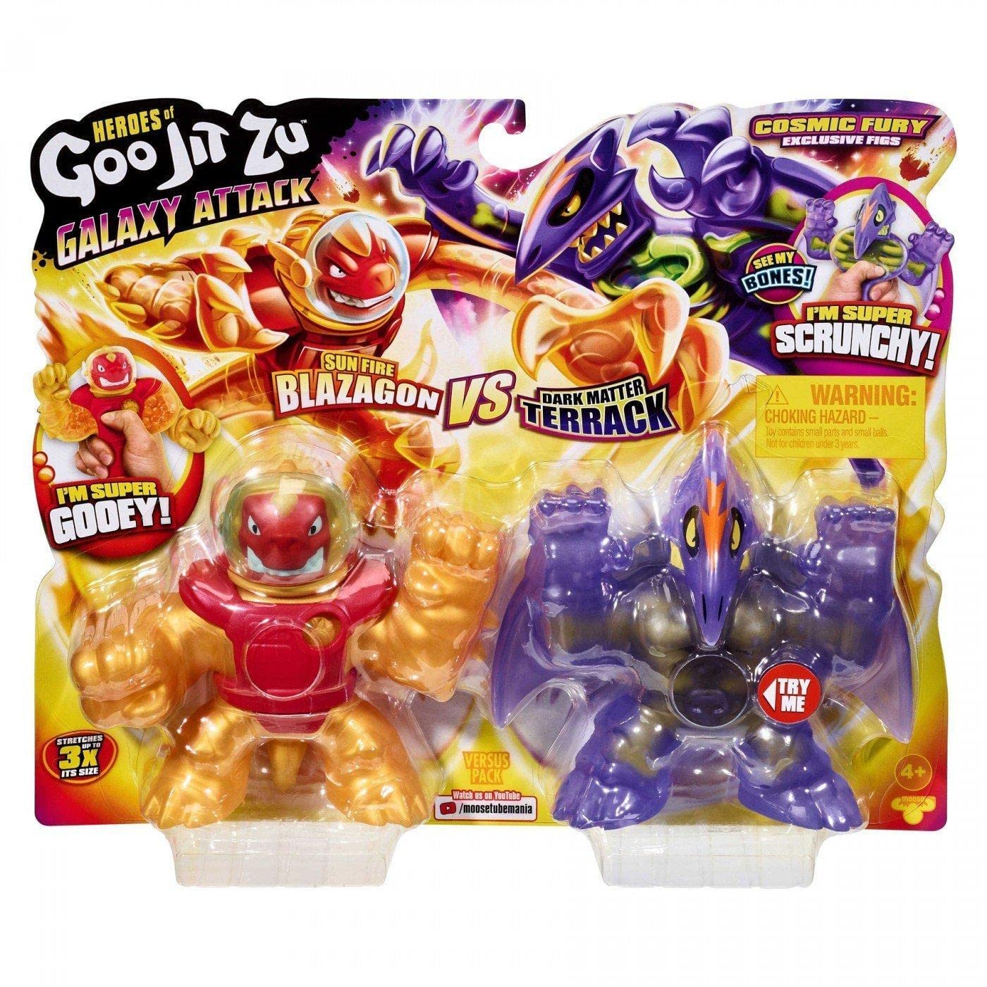 Amazon.com: Grandi Giochi - Goo JIT Zu Alien Attack Double Pack